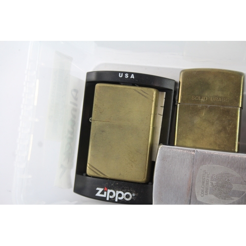 108 - Vintage Zippo Lighters Inc Niagara Falls, Etc x 6