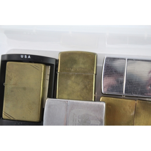 108 - Vintage Zippo Lighters Inc Niagara Falls, Etc x 6