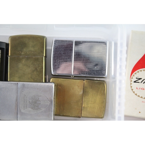 108 - Vintage Zippo Lighters Inc Niagara Falls, Etc x 6