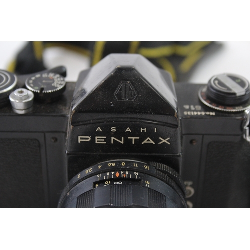 17 - Asahi Pentax S1a Vintage SLR Film Camera with Super-Takumar 55mm F/2 Lens