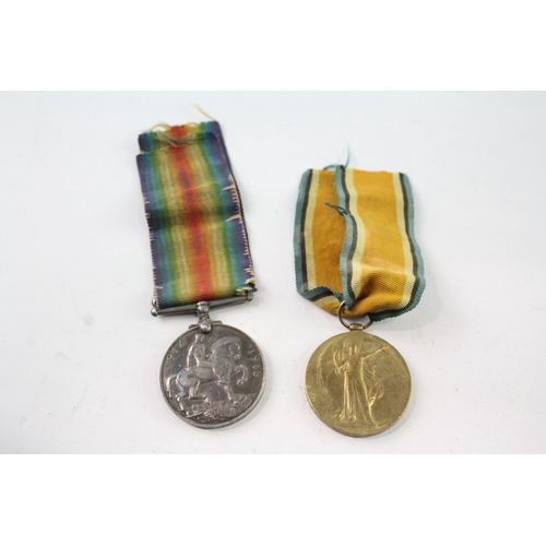 26 - WW1 Medal Pair M2-177576 Pte HB Chapman ASC