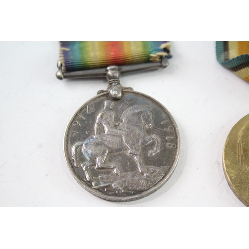 26 - WW1 Medal Pair M2-177576 Pte HB Chapman ASC