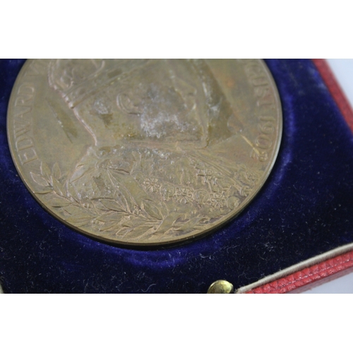 27 - Boxed Bronze Edward VII 1902 Coronation Medal