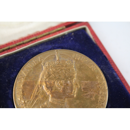 27 - Boxed Bronze Edward VII 1902 Coronation Medal