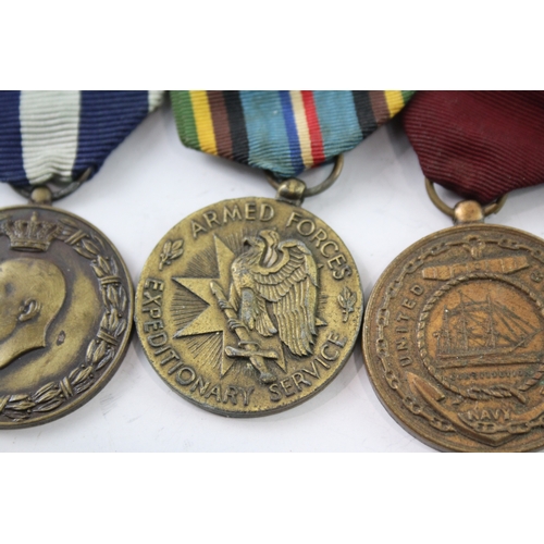 39 - Medals Inc WW1 Mercantile Marine To Robert Wharton, WW2 Greek, American x 5