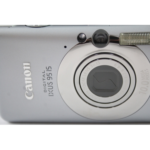 4 - Canon IXUS 95 IS Digital Compact Camera Working with Canon 3x IS Zoom Lens