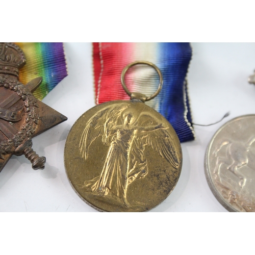 40 - WW1 Navy 1914-15 Star Medal Trio 306603 WJ Pennycate SPO RN