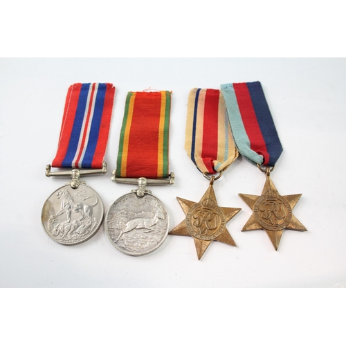 46 - WW2 South African Medal Group Named To C166007 JB Brendenkamp