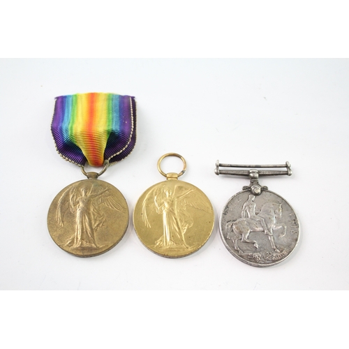 62 - WW1 Medals, Victory Pte S Buckell R Berks & A Gilliver ABRN, War GH Fogg LSRN x3