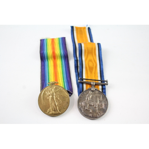 65 - WW1 Medal Pair 108069 Gnr WH Wall RA