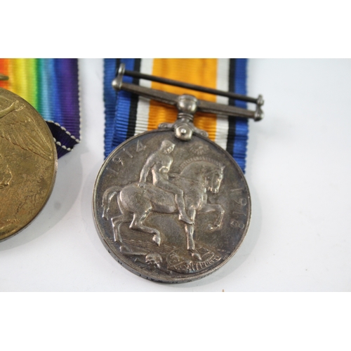 65 - WW1 Medal Pair 108069 Gnr WH Wall RA