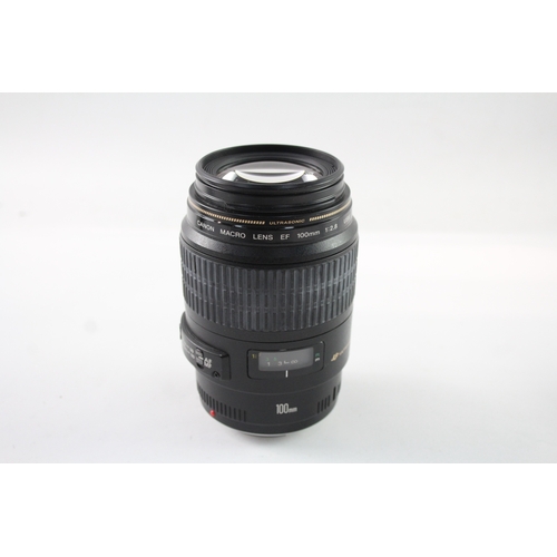 7 - Canon EF 100mm F/2.8 USM Vintage Autofocus Camera Lens Working