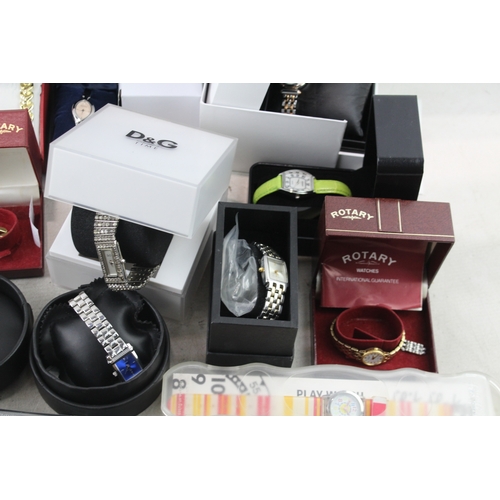 71 - Womens Watches Quartz Sekonda Rotary Boxed UNTESTED x 15