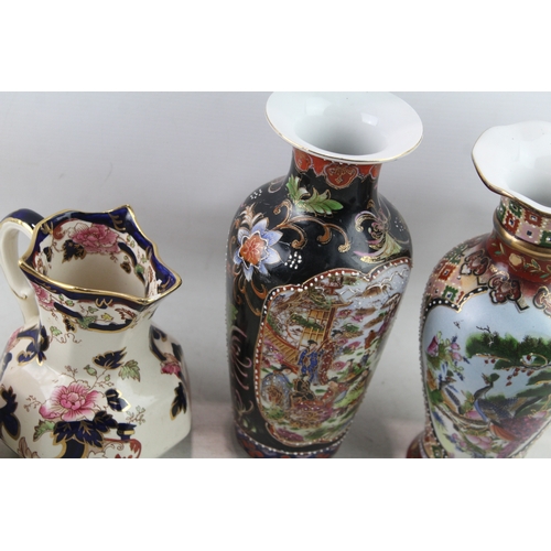 82 - Vintage Ceramics Inc Chinese Vases & Masons Ironstone