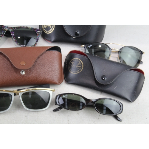 85 - Raybans Designer Sunglasses Inc Cases x 5