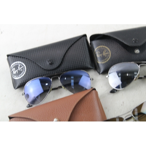 87 - Raybans Designer Sunglasses Inc Cases x 5