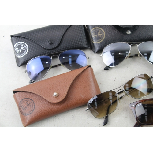 87 - Raybans Designer Sunglasses Inc Cases x 5