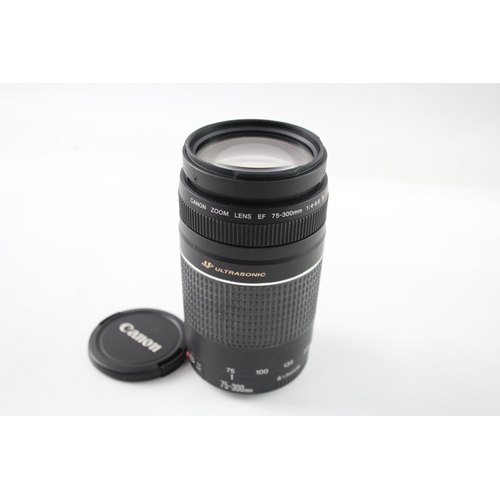 9 - Canon EF 75-300mm F/4-5.6 Vintage Autofocus Camera Lens Working