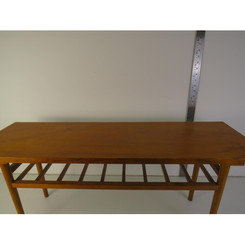 307 - Coffee table with paper rack shelf