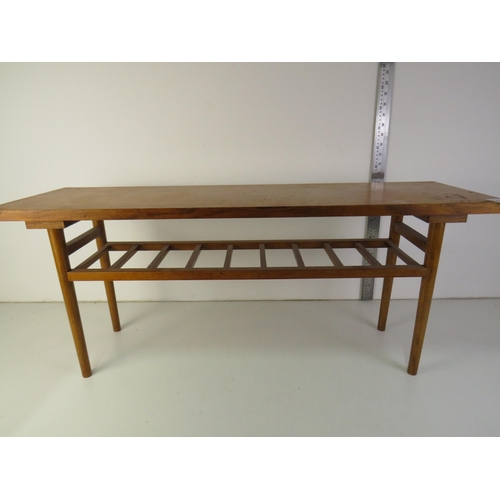 307 - Coffee table with paper rack shelf