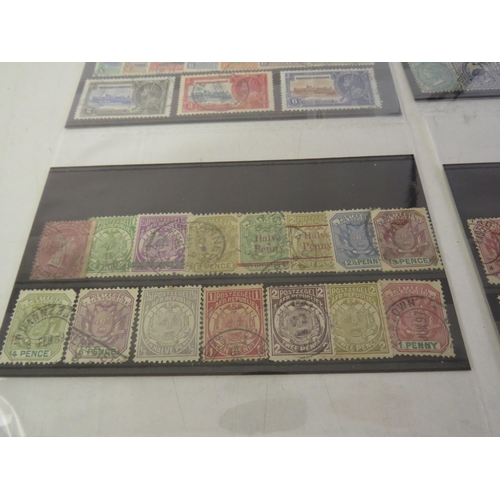59 - G.B stamps and new south wales, queensland, south africa, south australia, trinidad and tobago