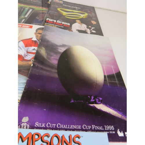 312 - Rugby league programmes and collectable simpsons books