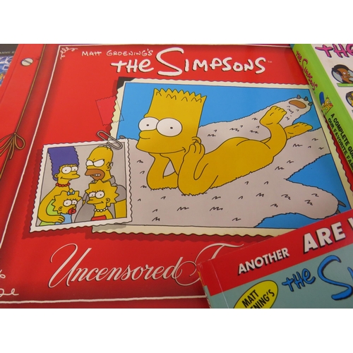 312 - Rugby league programmes and collectable simpsons books