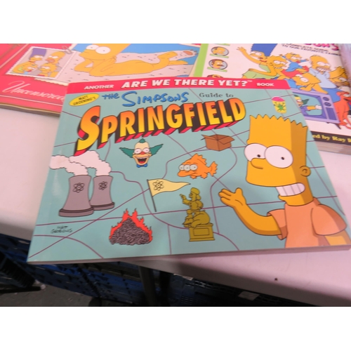 312 - Rugby league programmes and collectable simpsons books