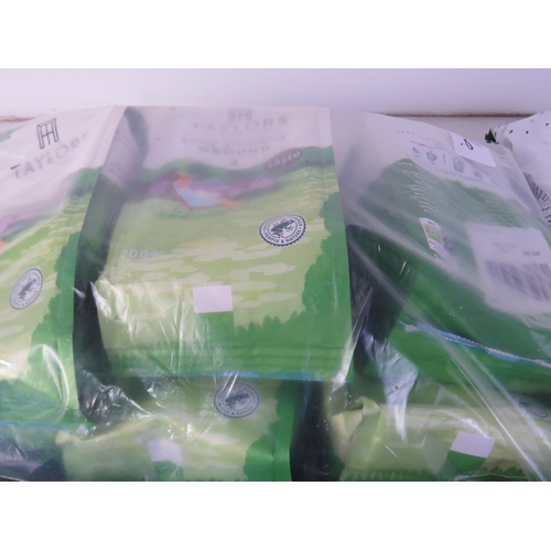 333 - Large lot of quality coffee including taylors, lavazza, starbucks, L'or etc all in date