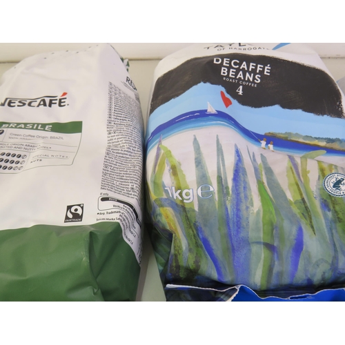 333 - Large lot of quality coffee including taylors, lavazza, starbucks, L'or etc all in date