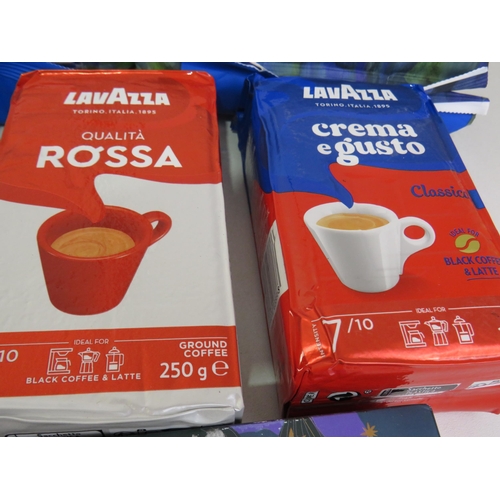 333 - Large lot of quality coffee including taylors, lavazza, starbucks, L'or etc all in date