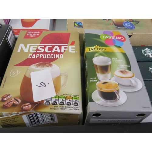 333 - Large lot of quality coffee including taylors, lavazza, starbucks, L'or etc all in date