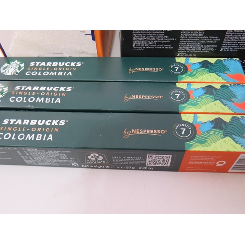 333 - Large lot of quality coffee including taylors, lavazza, starbucks, L'or etc all in date