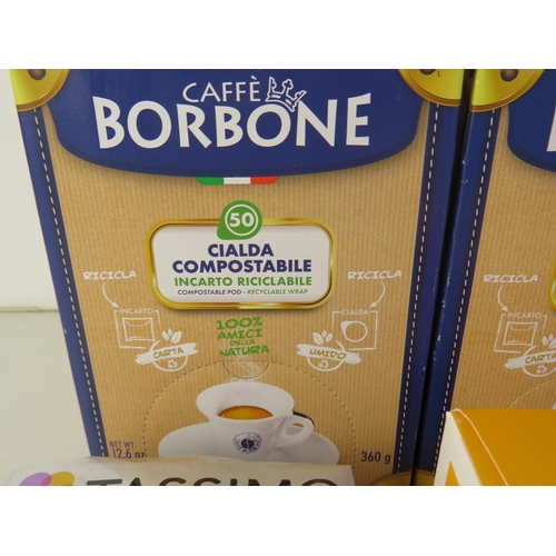 337 - Good assortment of quality coffee including cafe borbone, taylors, dolce gusto, coffee masters etc