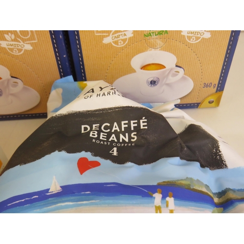 337 - Good assortment of quality coffee including cafe borbone, taylors, dolce gusto, coffee masters etc