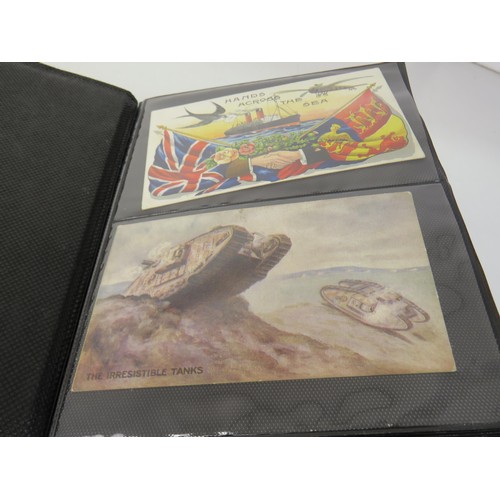 249 - A good collection of WWI Military postcards.