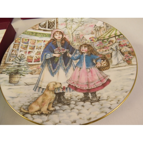 339 - Collection of royal worcester NSPCC christmas plates