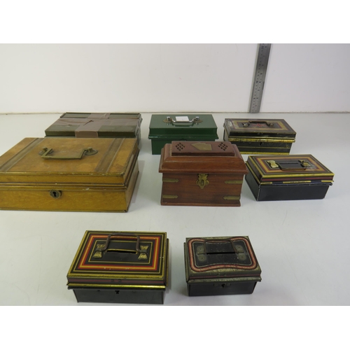 341 - collection of vintage money boxes