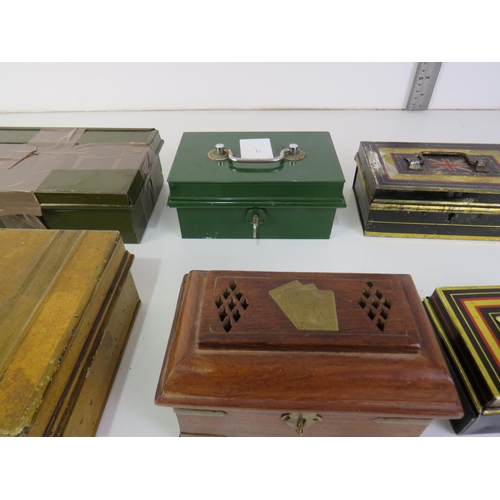341 - collection of vintage money boxes