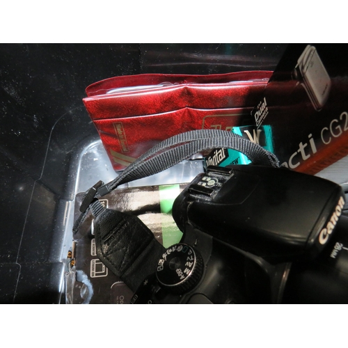 359 - Box of assorted cameras