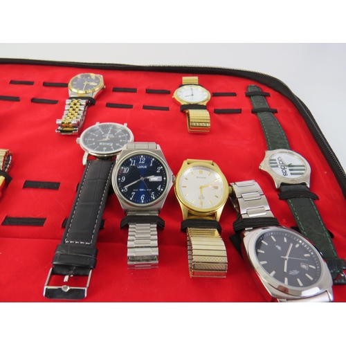 361 - Watch bundle of 24 watches working in case