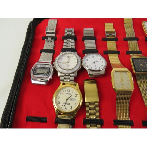 361 - Watch bundle of 24 watches working in case