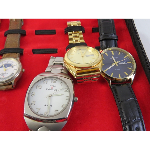 361 - Watch bundle of 24 watches working in case