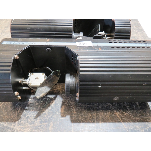 349 - Abstract clubscan compact DMX and spares