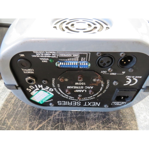 350 - Genius next series DMX scanner lights and spares