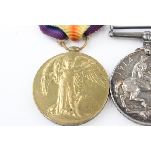 41 - WW1 Medals War Pte Hunt S Wales Borders & Pnr Thomas RE Victory Pte Thrower KRRC