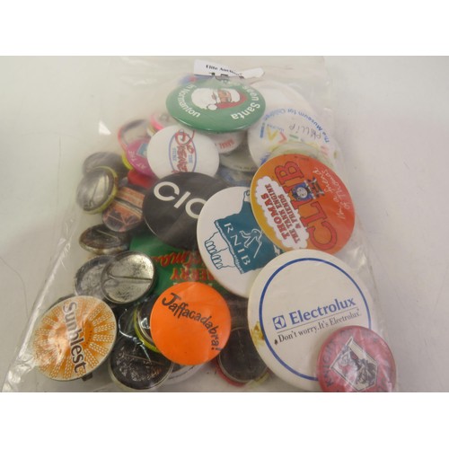 156 - Fifty assorted badges.