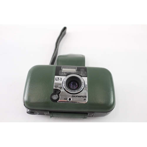 Vintage Olympus LT-1 Compact Film Camera Working w/ Olympus 35mm F