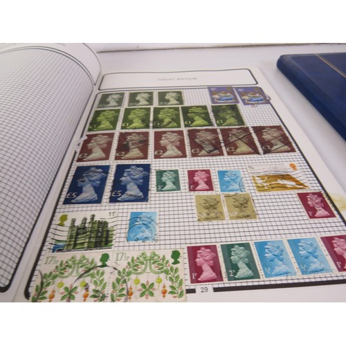 8 - Four albums of assorted stamps, 2004 +2005 Korean stamp pack and American commemorative Harry S. Tru... 