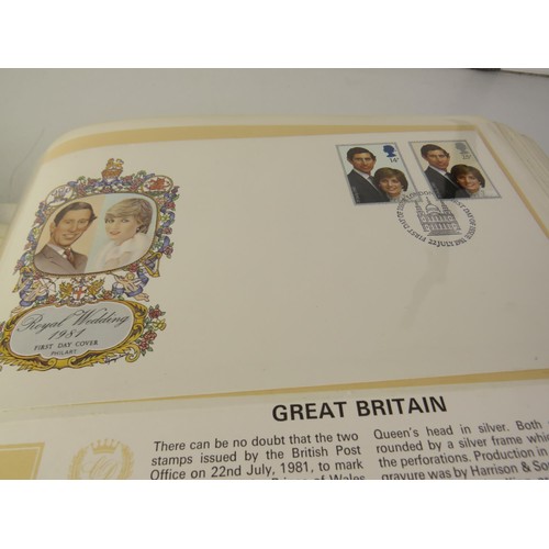 9 - Album on 1981 Charles and Diana royal wedding first day covers